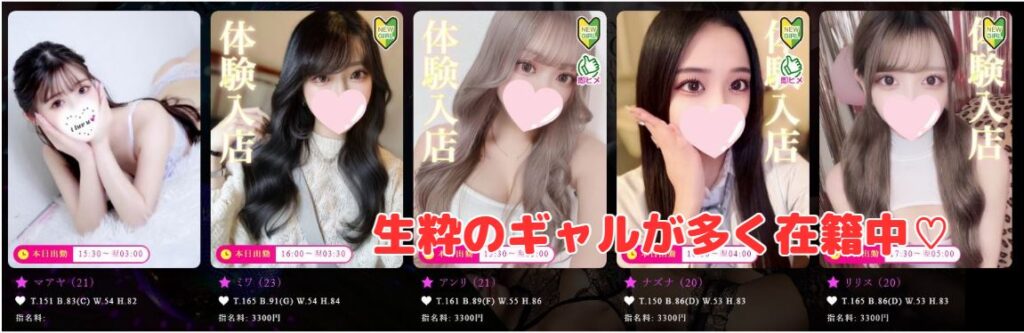 ギャルズネットワーク姫路 在籍一覧と評判