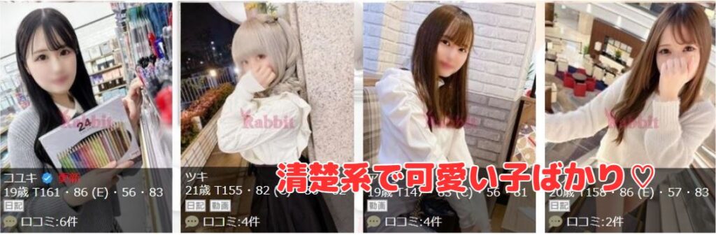 姫路ラビット 本在籍一覧と評判