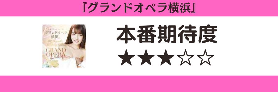 グランドオペラ横浜　本番期待度