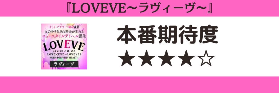 LOVEVE~ラヴィーヴ~ 本番期待度
