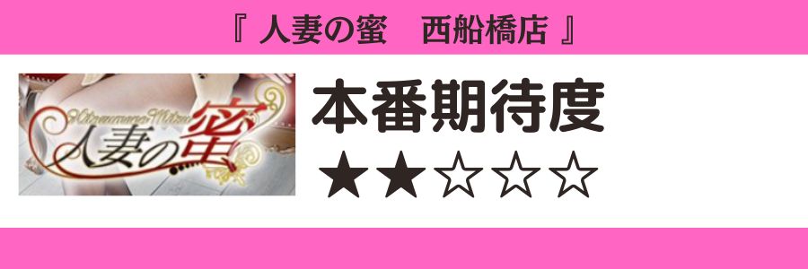 人妻の蜜 西船橋店 本番期待度