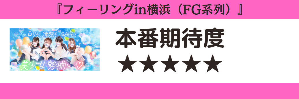 フィーリングin横浜(FG系列) 本番期待度
