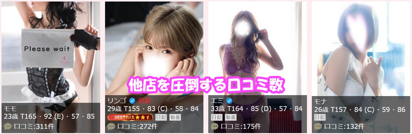 キャンディ 在籍嬢と評判