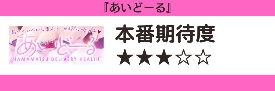 あいどーるのロゴと本番期待度