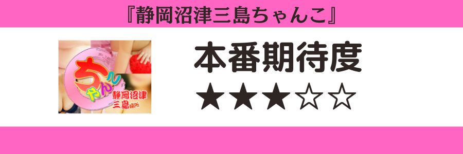 静岡沼津三島ちゃんこのロゴと本番期待度