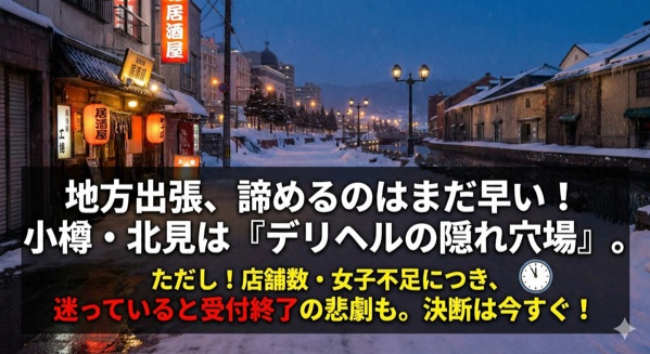 小樽・北見・その他地方の穴場の風俗を解説するイメージ画像
