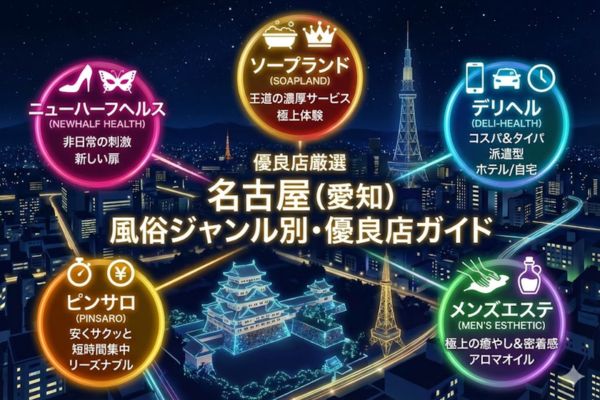 名古屋（愛知）のおすすめ風俗ジャンル別・優良店