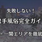 岩手の風俗完全ガイド！盛岡・一関エリアでぼったくりを回避して遊べるおすすめ店