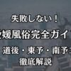 愛媛の風俗完全ガイド！松山・道後で絶対に外さないおすすめジャンル徹底解説