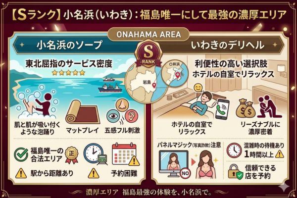 【Sランク】小名浜(いわき):福島唯一にして最強の濃厚エリア