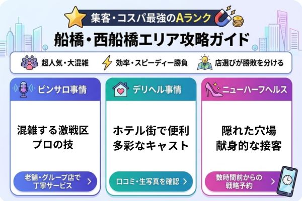 船橋・西船橋エリア（集客・コスパ最強のAランク）