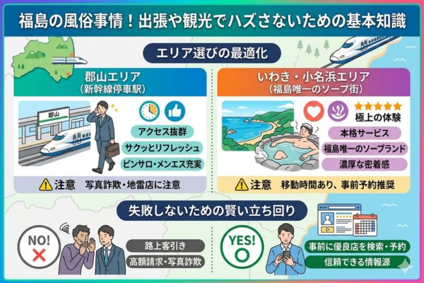 福島の風俗事情!出張や観光でハズさないための基本知識