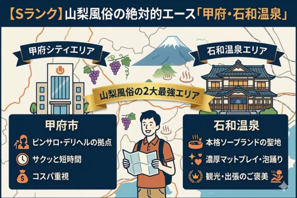 【Sランク】山梨風俗の絶対的エース「甲府・石和温泉」