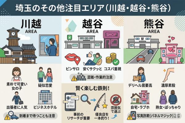埼玉のその他注目エリア(川越・越谷・熊谷)