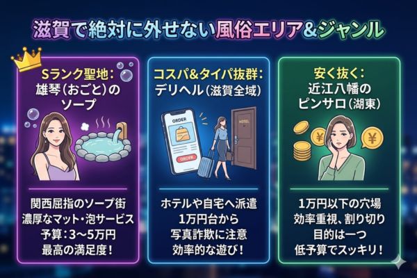 滋賀で絶対に外せない風俗エリア&ジャンル