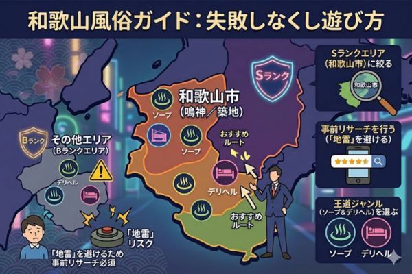 和歌山の風俗事情と絶対に失敗しない遊び方