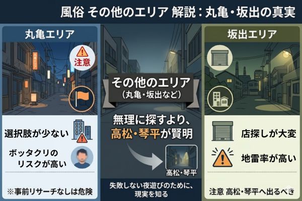 香川のその他のエリア(丸亀・坂出など)の風俗事情