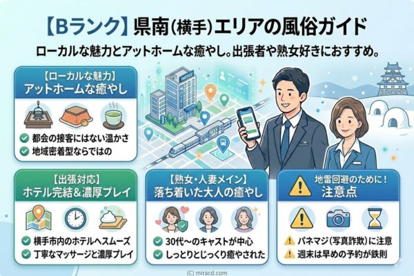 【Bランク】ローカルな魅力と出張対応「県南（横手）エリア」