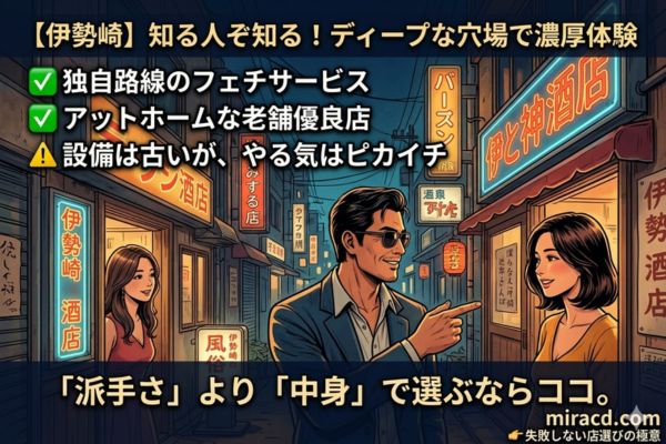 【Aランク】ディープな魅力が詰まった穴場「伊勢崎」