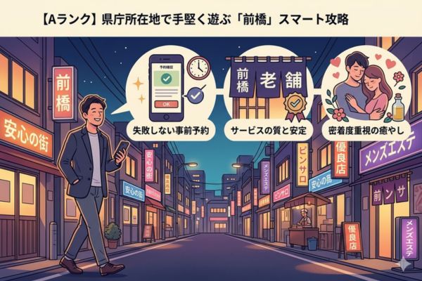 【Aランク】県庁所在地で手堅く遊ぶ「前橋」