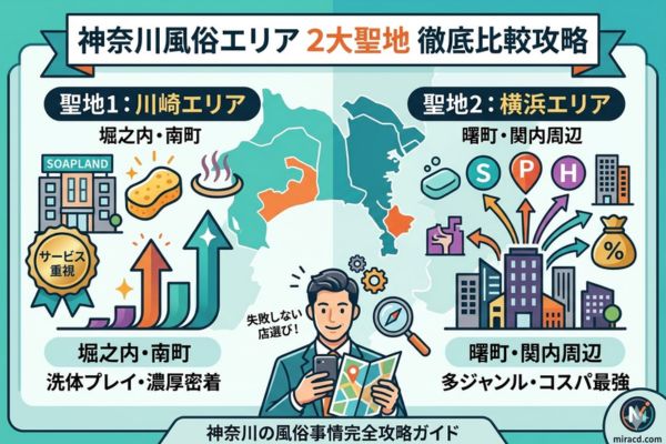 神奈川の風俗事情とは？川崎・横浜の2大聖地を攻略せよ