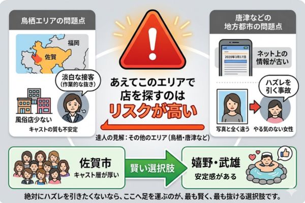 その他のエリア（鳥栖・唐津など）について