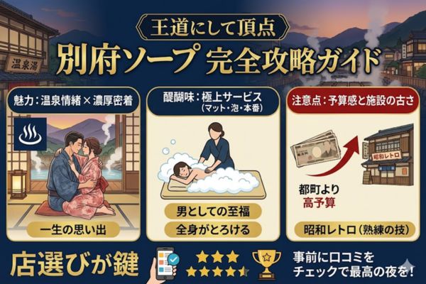 【王道にして頂点】別府のおすすめ風俗（ソープ）