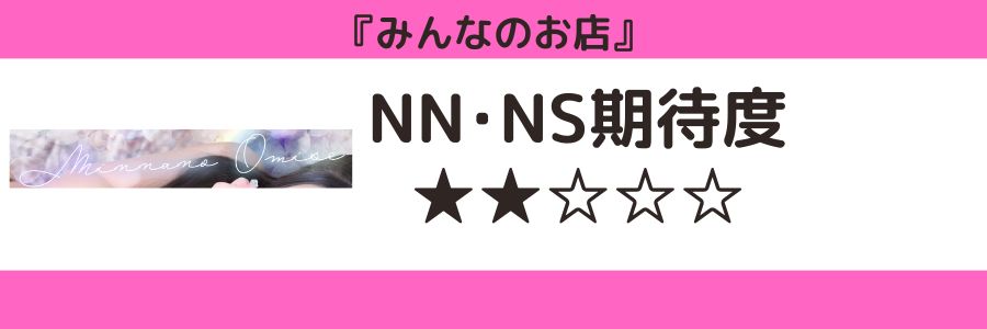 みんなのお店のロゴとNN・NSの期待度